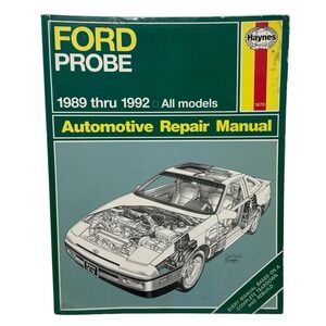 Haynes Ford Probe 1989 through 1992 Automotive Repair Owners Workshop Manual